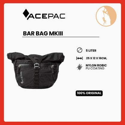 Tas Sepeda Acepac - Bar Bag MKIII Black