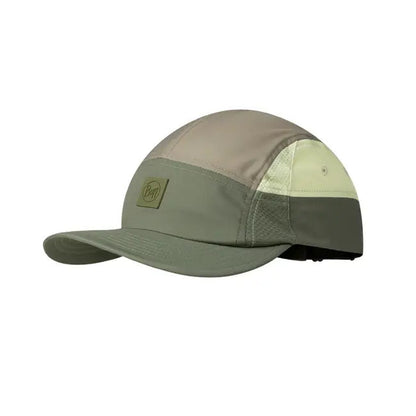 Buff 5 Panel Go Cap Domus Khaki - Topi Lari/Trail Running