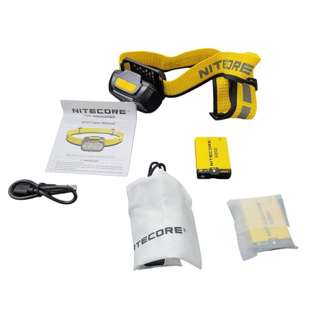 Nitecore Headlamp UT27 Pro 800 Lumens - Yellow Black