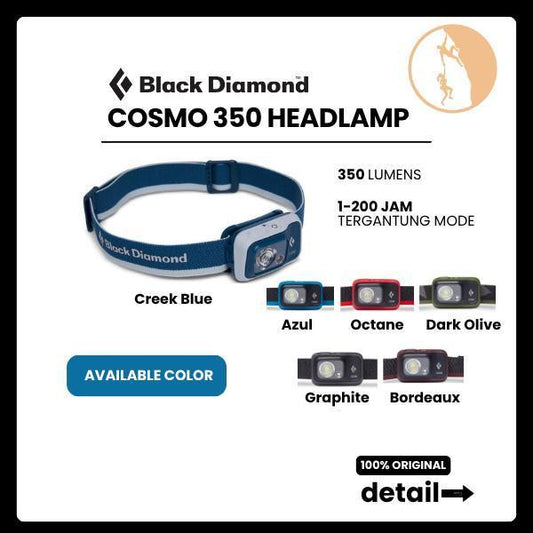 Senter Kepala - Black Diamond Cosmo 350 Headlamp
