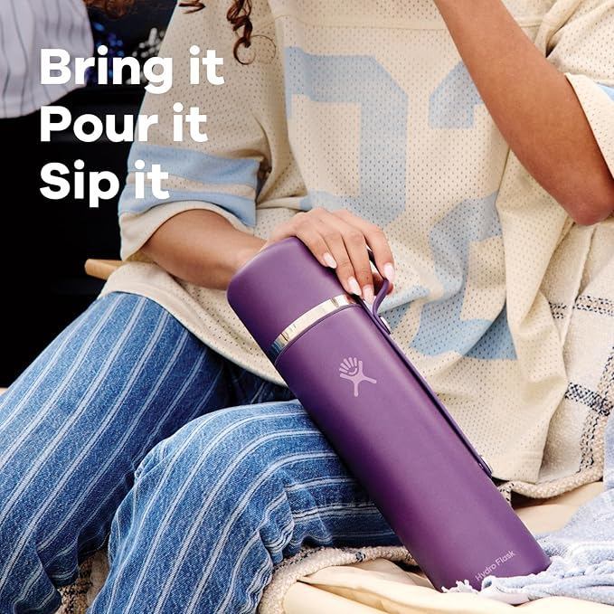 Botol Minum/Tumbler/Termos - Hydro Flask Hot Flask and Cup 28oz/828ml (Mermaid Green)