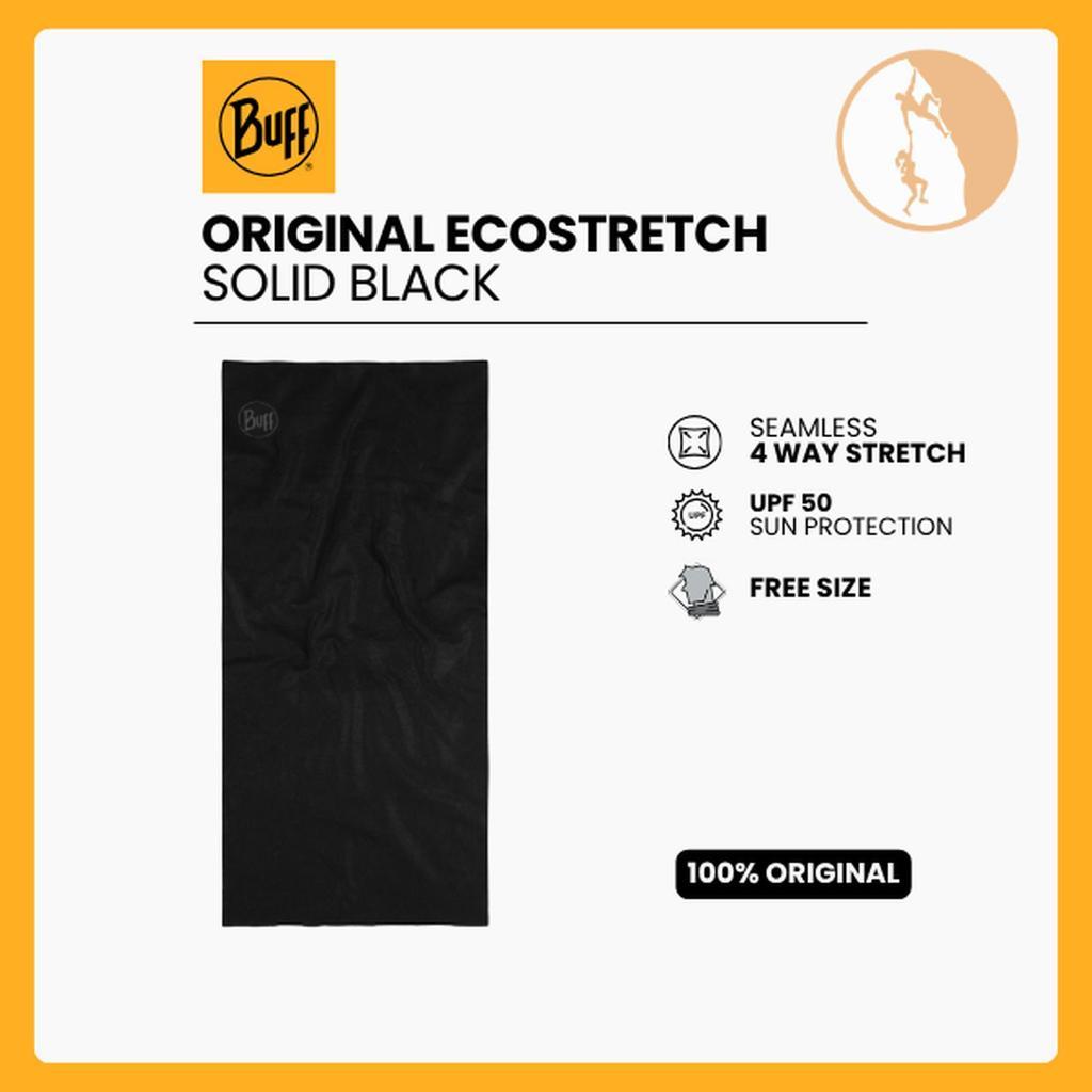 Buff Original Ecostretch Neckwear Solid Black