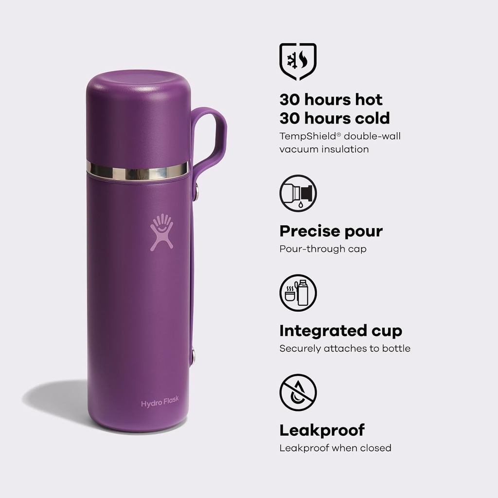 Botol Minum/Tumbler/Termos - Hydro Flask Hot Flask and Cup 28oz/828ml (Mermaid Green)