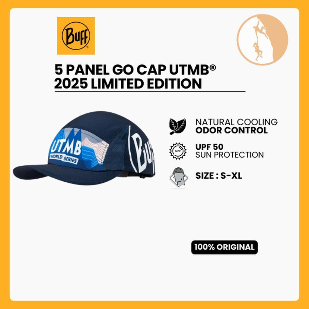 Buff 5 Panel Go Cap UTMB® 2025 Navy - Limited Edition