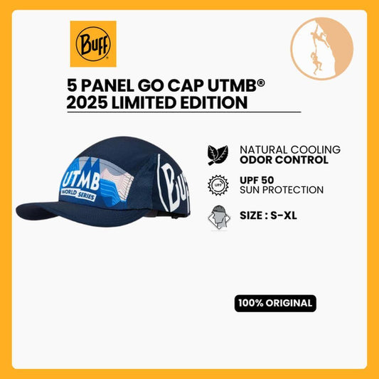 Buff 5 Panel Go Cap UTMB® 2025 Navy - Limited Edition