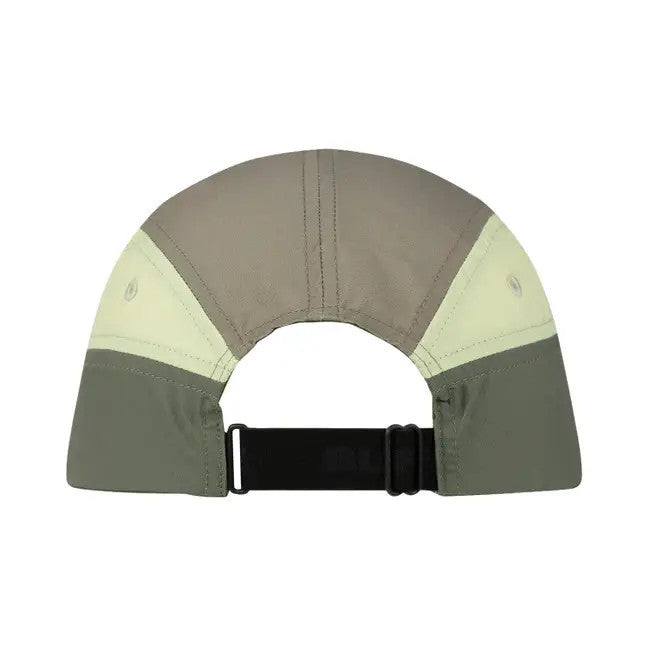 Buff 5 Panel Go Cap Domus Khaki - Topi Lari/Trail Running