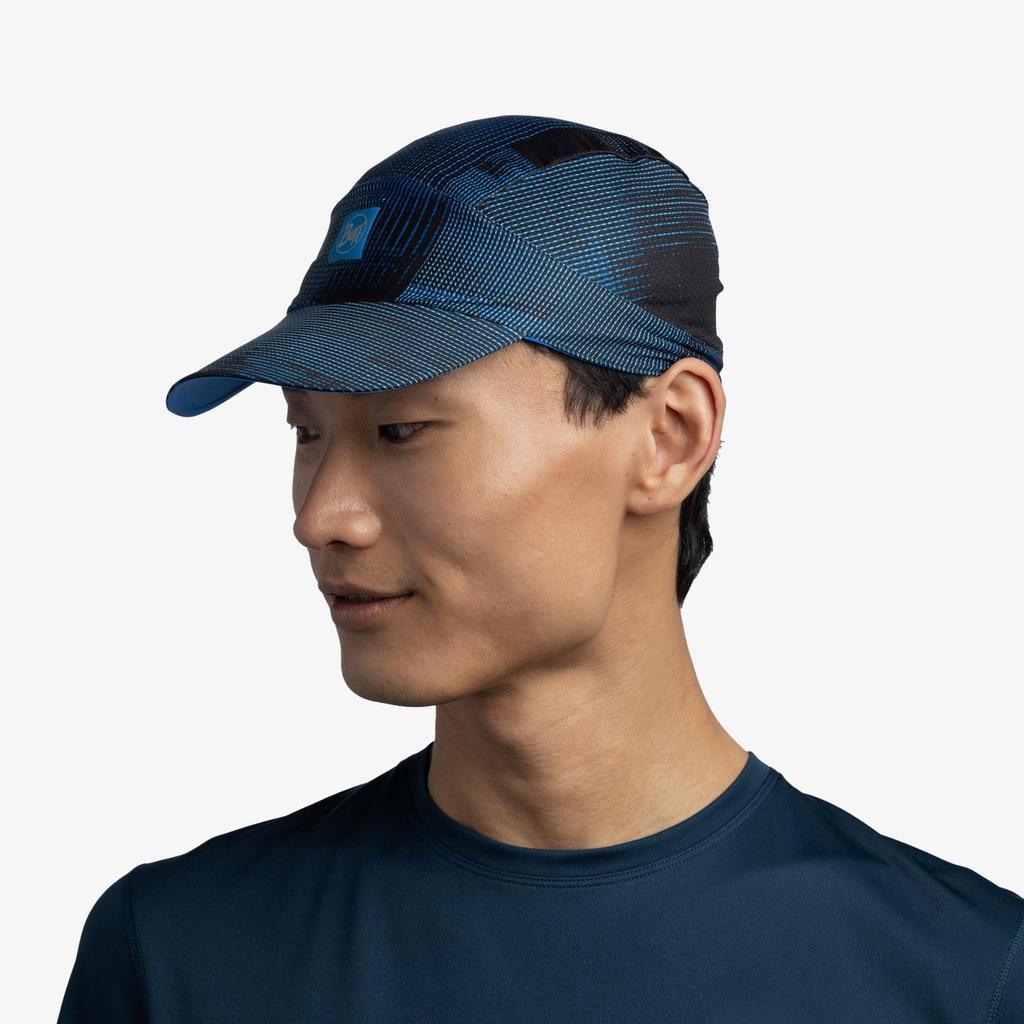 Topi Lari/Hiking - Buff Original Pack Speed Cap Malc Azure (Foldable)