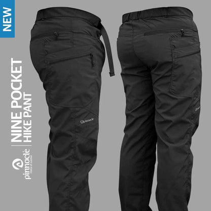 Celana Gunung/Kargo Pria - Pinnacle Nine Pocket Hike Pant (Black)
