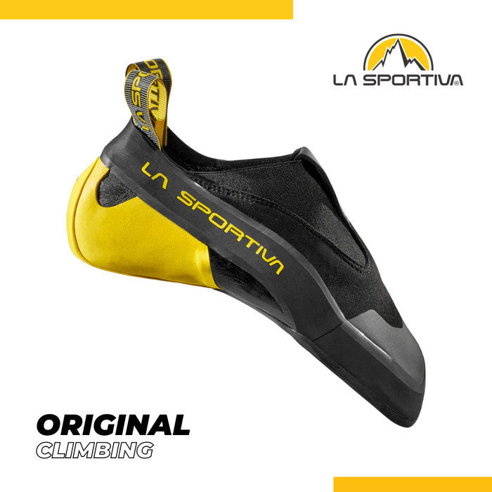 La Sportiva Cobra 4.99 (Black/Yellow) - Sepatu Panjat Speed Climbing/World Champion/Olympic Climbing