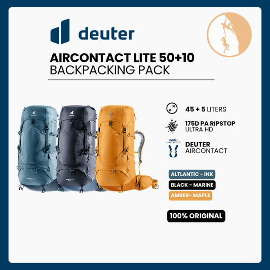 Tas Gunung/Hiking Backpack - Deuter Aircontact Lite 50 + 10