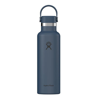Botol Minum/Tumbler Ringan - Hydro Flask Standard Mouth Flex Straw Cap 21oz/621ml (Harbor Blue)