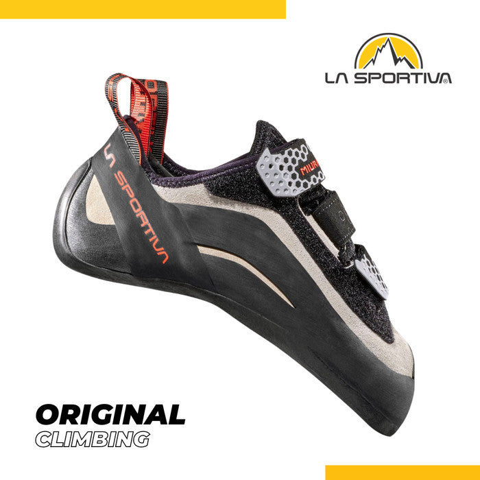 Sepatu Climbing / Panjat Tebing Wanita - La Sportiva Miura VS Woman (New Model) White/Cherry Tomato