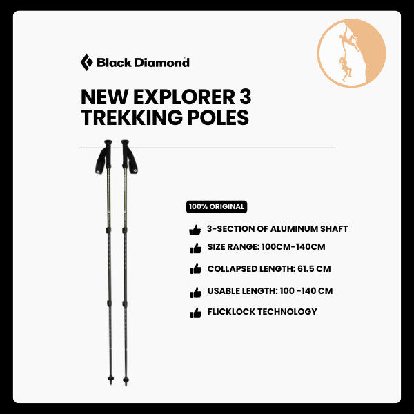 Black Diamond New Explorer 3 Trekking Poles