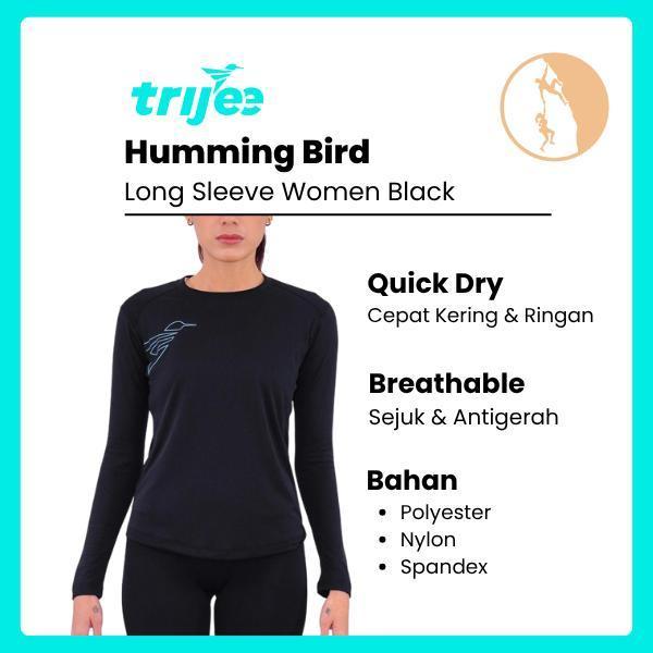 Trijee ES HummingBird Long Sleeve Women - Black
