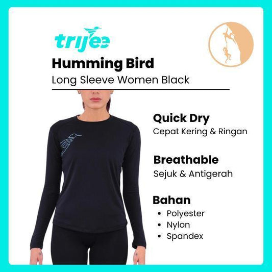 Trijee ES HummingBird Long Sleeve Women - Black