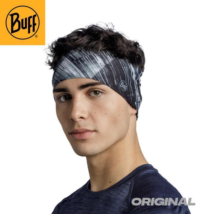 Buff Original Coolnet UV Wide Headband Stal Grey