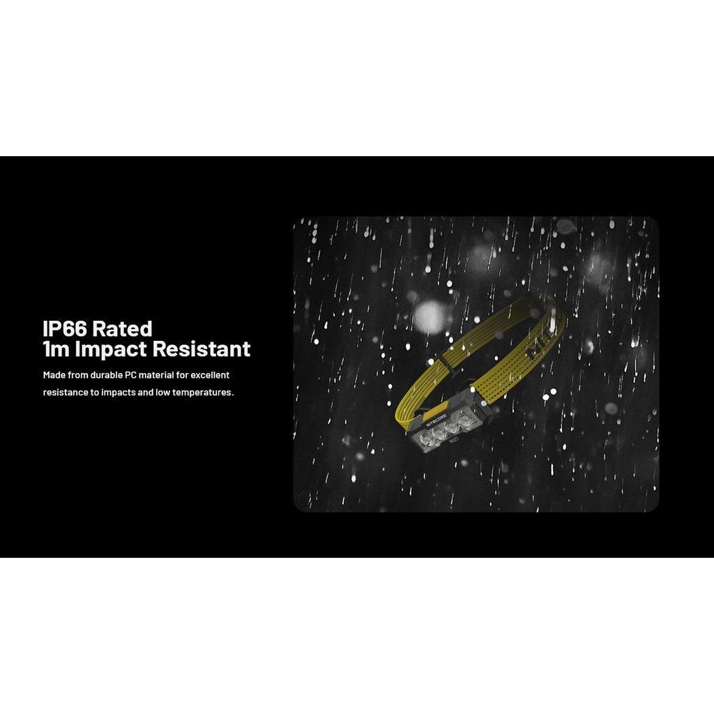 Nitecore Headlamp NITECORE NU27 600 Lumens - Black/Yellow