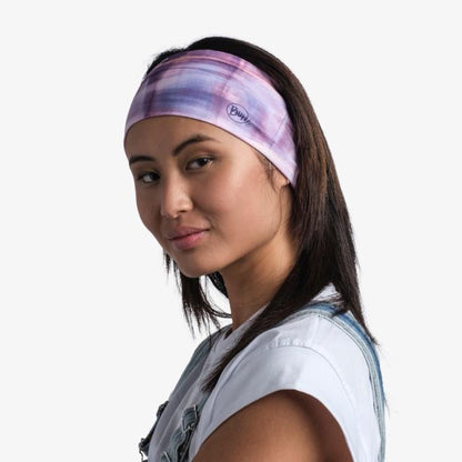 Buff Original Coolnet UV Wide Headband Seary Purple