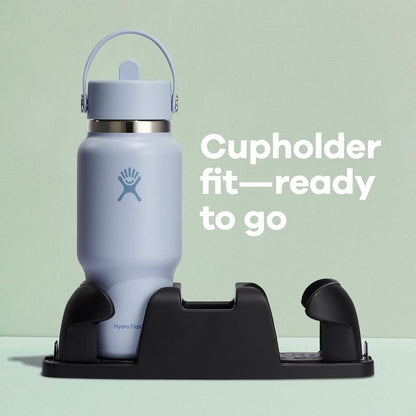 Botol Minum/Tumbler Berpergian - Hydro Flask Wide Mouth Flex Straw Cap Travel Bottle 32oz (Capri Blue)