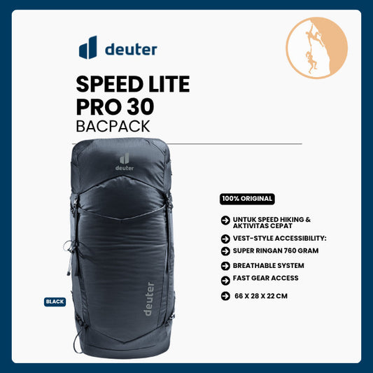 Tas Ransel/Backpack Hiking Cepat - Deuter Speed Lite Pro 30