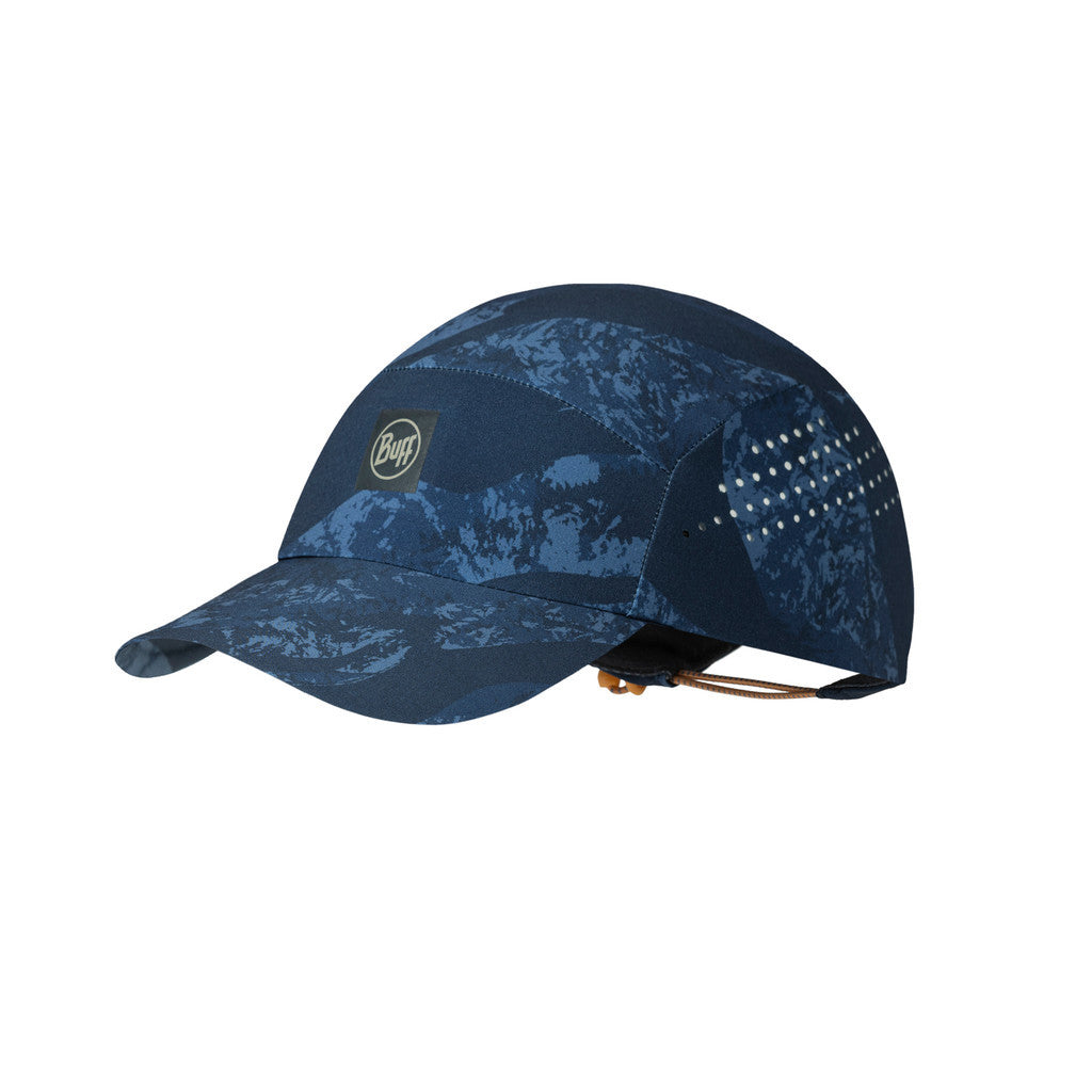 Buff Original Pack Speed Cap Eukar Navy (Foldable) - Topi Lari Trail/Hiking