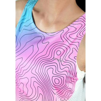 Trijee Melila II / Woman Jersey Sleeveless / Tank Top Olahraga - White Contour