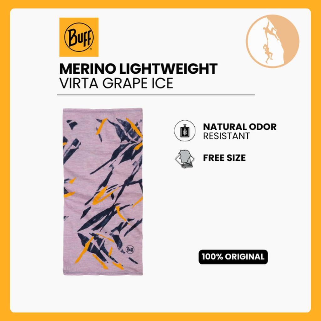 Buff Merino Lightweight Prints - Virta Grape Ice
