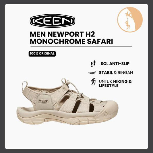 KEEN MEN NEWPORT H2 - MONOCHROME/SAFARI