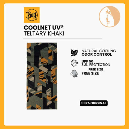 Buff CoolNet UV® Neckwear Teltary Khaki