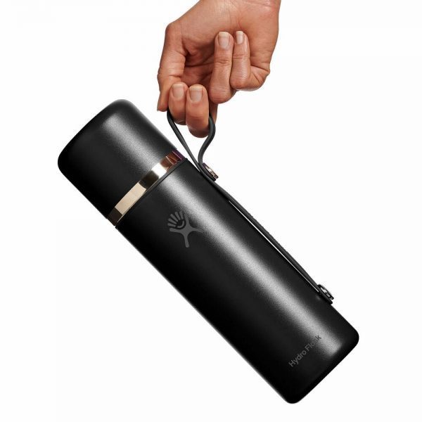 Botol Minum/Tumbler/Termos - Hydro Flask Hot Flask and Cup 28oz/828ml (Black)