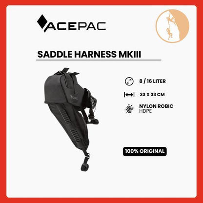 Tas Sepeda Acepac - Saddle Harness MKIII Black
