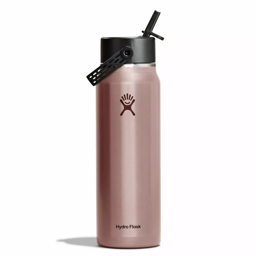 Botol Minum/Tumbler Ringan - Hydro Flask Lightweight Wide Mouth Flex Straw Cap 32oz/946ml (Quartz)