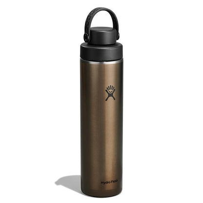 Botol Minum/Tumbler Stainless Steel - Hydro Flask Lightweight Wide Flex Chug Cap 24oz/709ml (Obsidian)