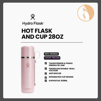 Botol Minum/Tumbler/Termos - Hydro Flask Hot Flask and Cup 28oz/828ml (Trillium)