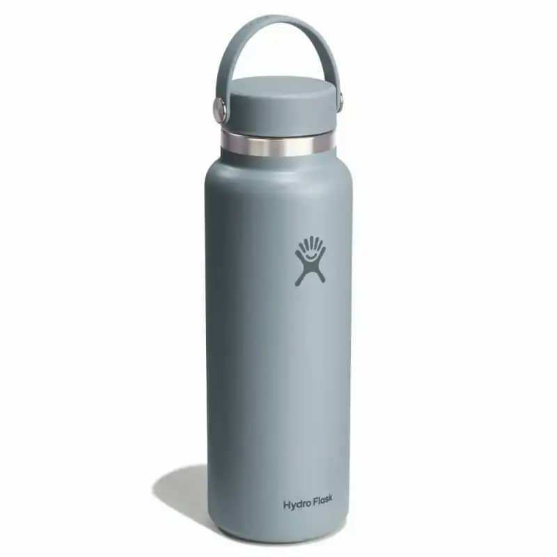 Botol Minum/Tumbler Stainless Steel - Hydro Flask Wide Mouth Flex Cap 40oz/1183ml (Shale Gray)