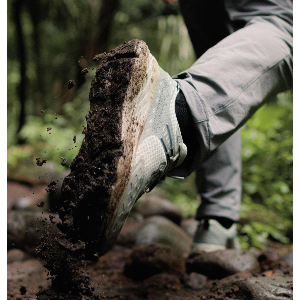 Sepatu Lari Trail Running Pria - Columbia Men's Konos™ TRS OutDry™ Shoe (Grey Green, Black)