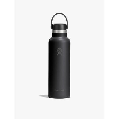 Botol Minum/Tumbler Ringan - Hydro Flask Standard Mouth Flex Cap 21oz/621ml (Black 2.0)