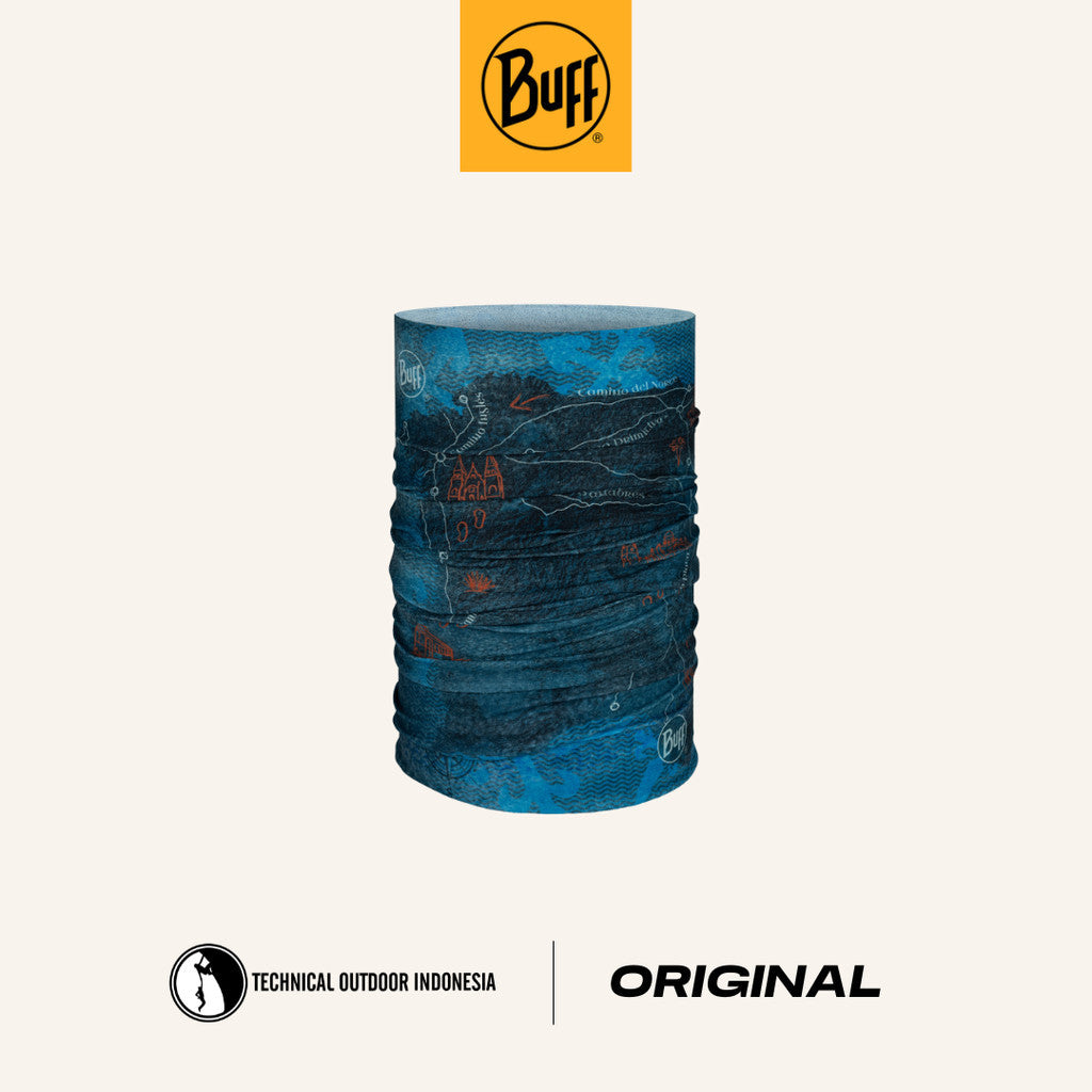 Buff CoolNet UV® Neckwear Camino de Santiago - Peninsula Denim