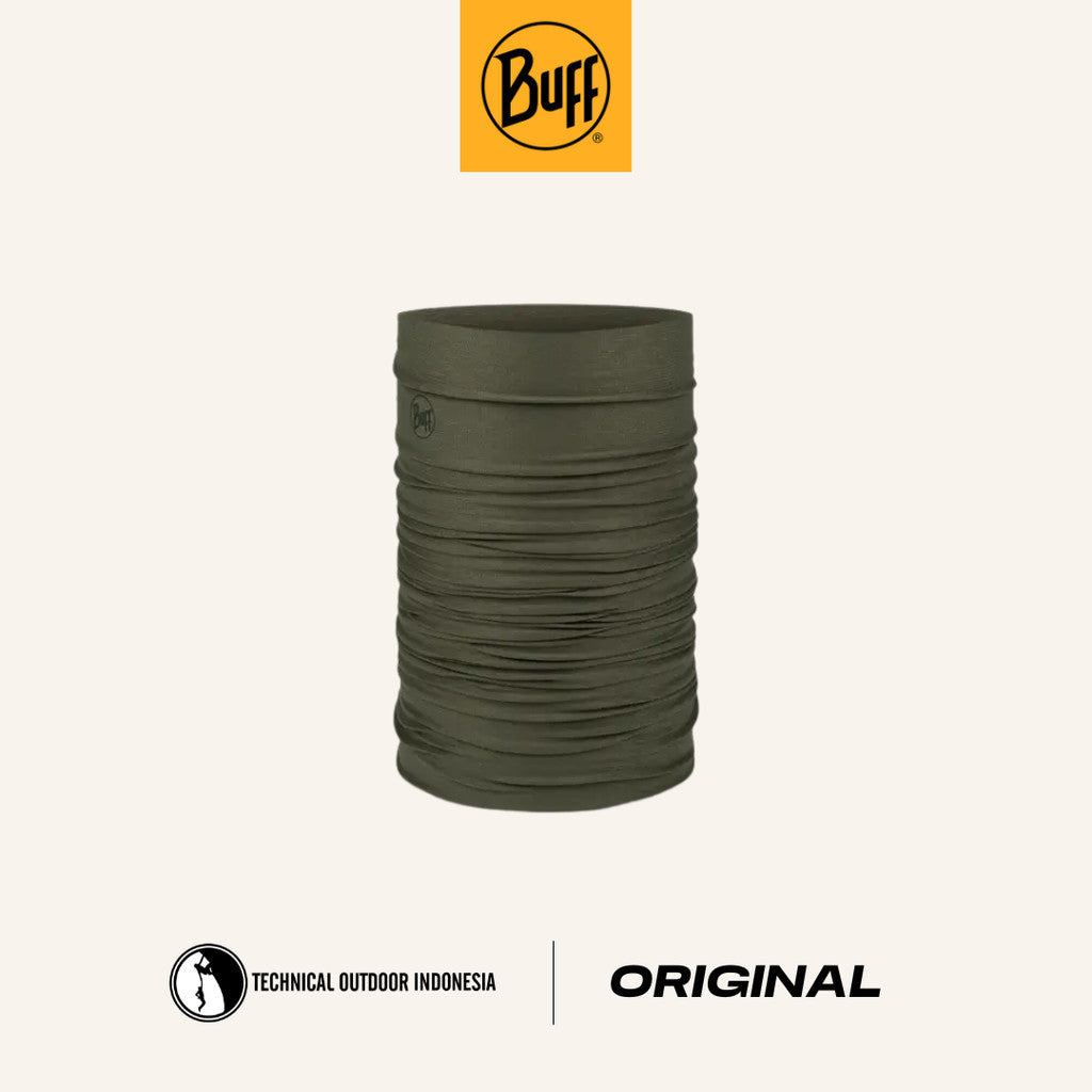 Buff CoolNet UV® Neckwear Solid Khaki
