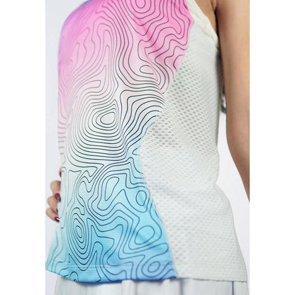 Trijee Melila II / Woman Jersey Sleeveless / Tank Top Olahraga - White Contour