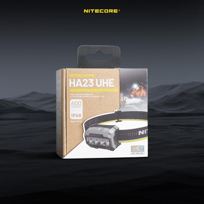 Nitecore Headlamp HA23 UHE 600 Lumens - Black