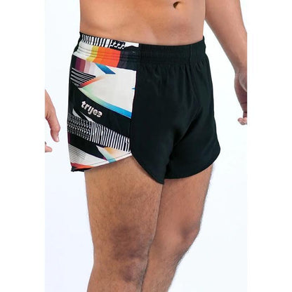Trijee DG Run Shorts Men - Duochrome Glitch