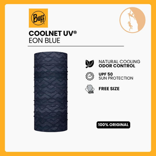 Bandana Masker Multifungsi - Buff Original Coolnet Uv Eon Blue