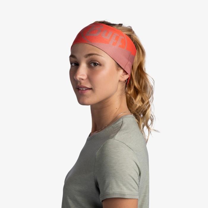 Buff Original Coolnet UV Wide Headband Arthy Nectarine