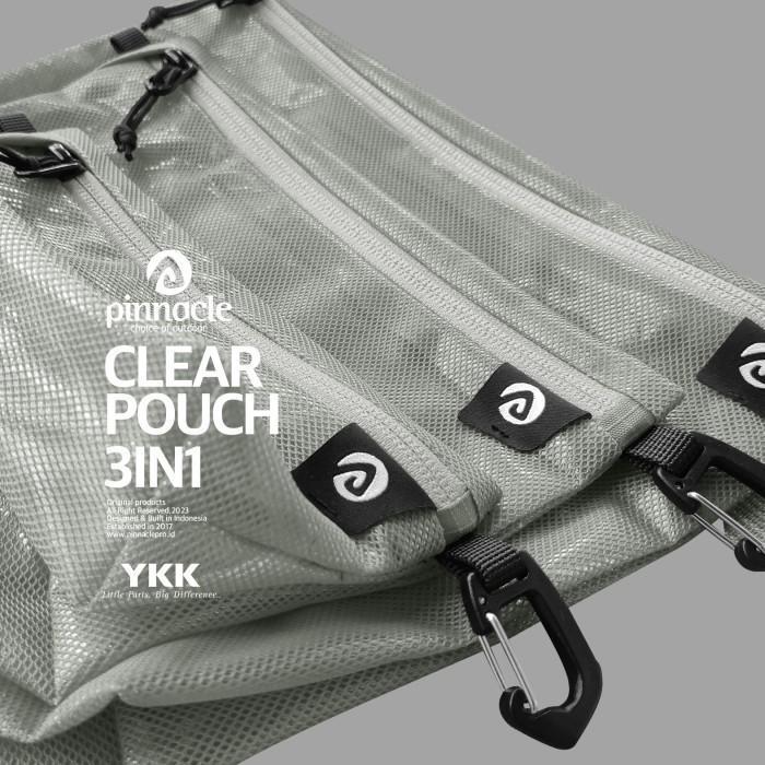 Pinnacle Clear Pouch (3 in 1) - Tas Aksesoris/Travel Organizer