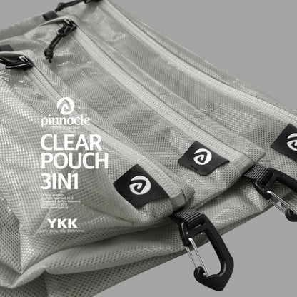 Pinnacle Clear Pouch (3 in 1) - Tas Aksesoris/Travel Organizer