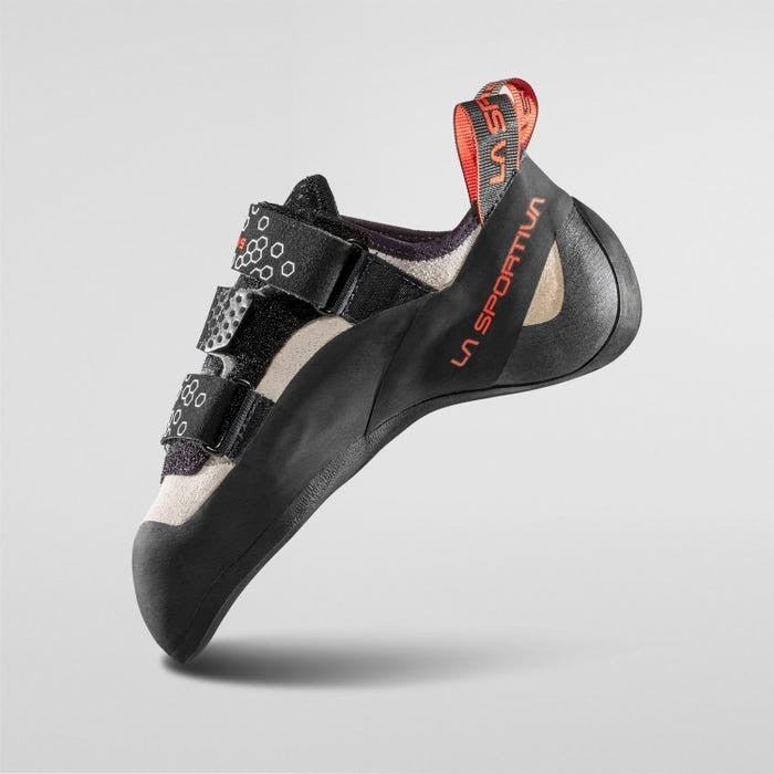 Sepatu Climbing / Panjat Tebing Wanita - La Sportiva Miura VS Woman (New Model) White/Cherry Tomato