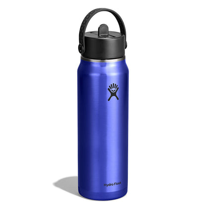 Botol Minum/Tumbler Ringan - Hydro Flask Lightweight Wide Mouth Flex Straw Cap 32oz/946ml (Sapphire Blue)
