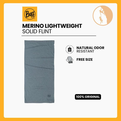 Buff Merino Lightweight Solid Flint