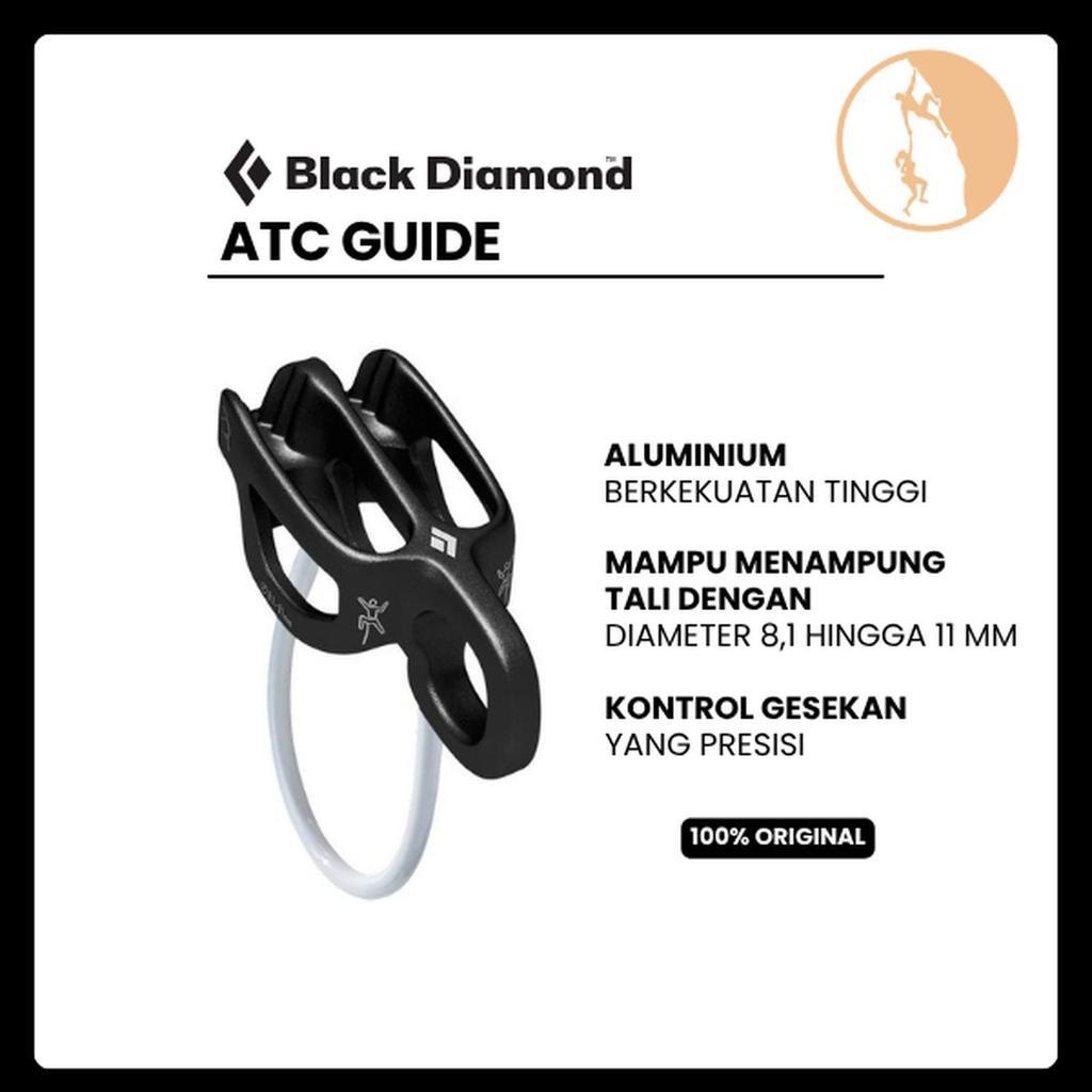 Black Diamond ATC Guide Black - Climbing Belay & Rappel Device